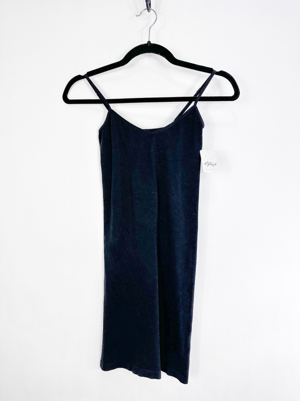 Intimately Free People Black Bodycon Cami Slip